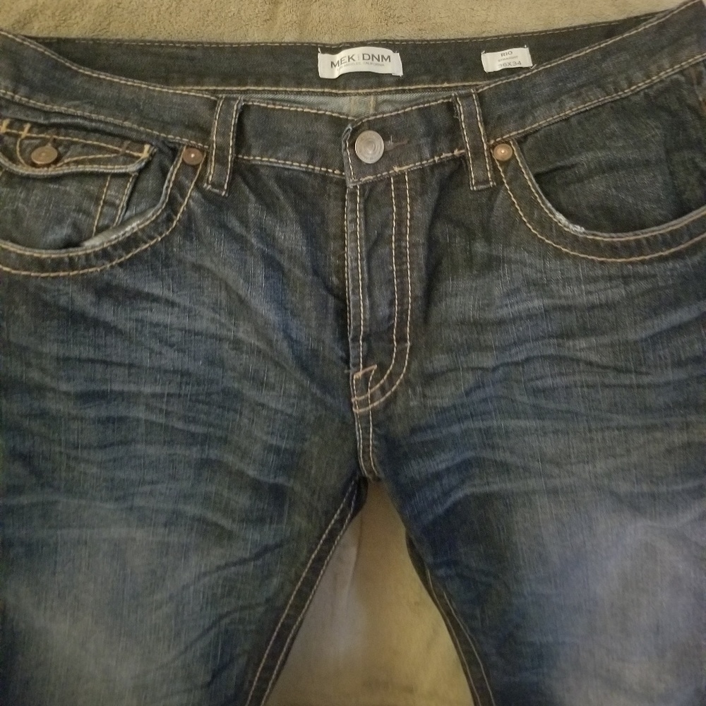 MEK DNM RIO STRAIGHT LEG JEANS. 36x34